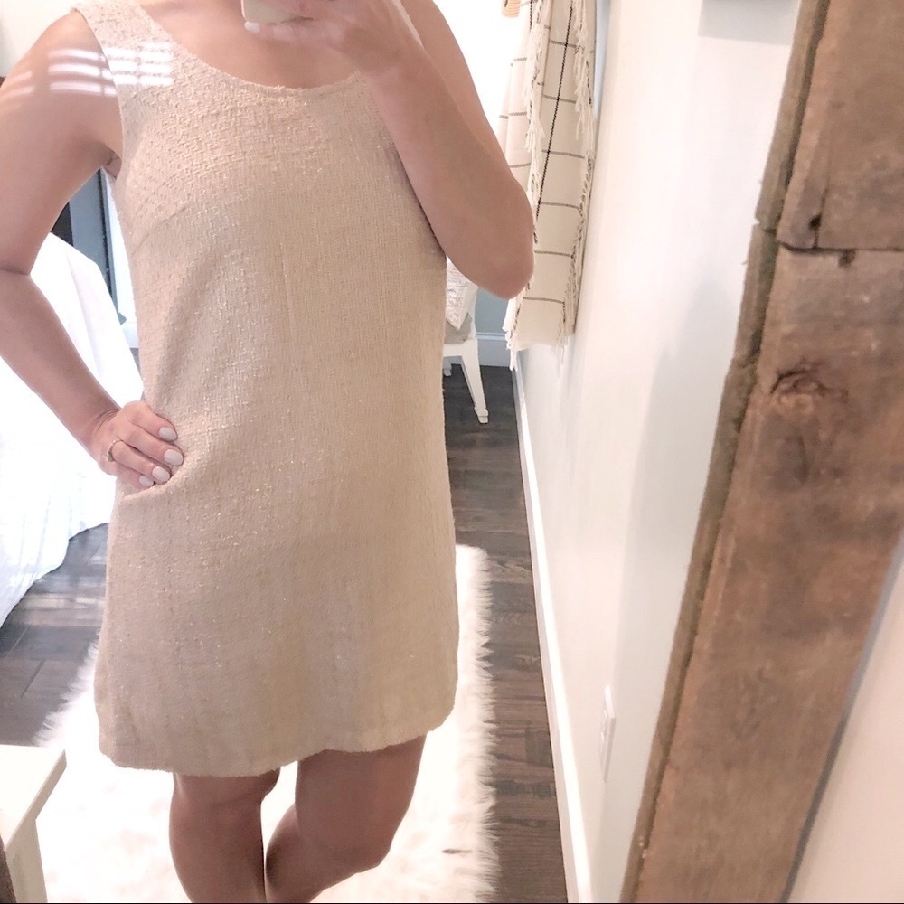 Blu Pepper Career/party rose color shift dress